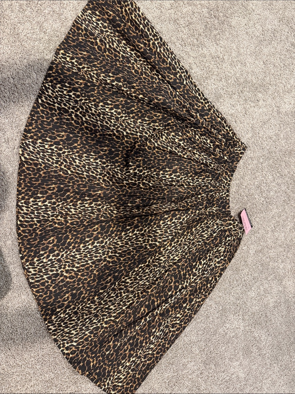 Vixen by Micheline Pitt Leopard Circle Skirt - Brown & Black - Picture 3 of 4